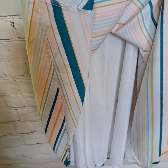 Lauren Conrad Striped Mid Dress Women's Size 12 - Picture 6 of 10